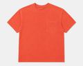 washed Orange pocket t shirt